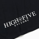 半袖 パフォーマンス Tシャツ HIGH FIVE FACTORY ウーブンラベル ブラック レギュラーフィット