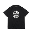 半袖 パフォーマンス Tシャツ HIGH FIVE FACTORY ロゴ ブラック レギュラーフィット