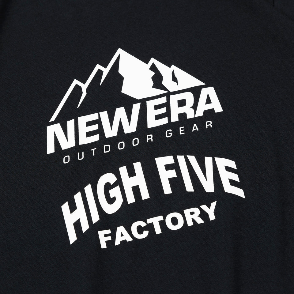 半袖 パフォーマンス Tシャツ HIGH FIVE FACTORY ロゴ ブラック レギュラーフィット