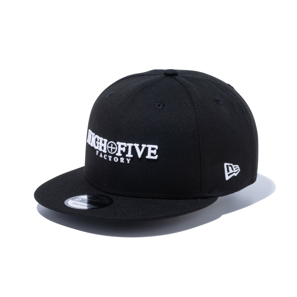 9FIFTY HIGH FIVE FACTORY Water Repellent ロゴ ブラック