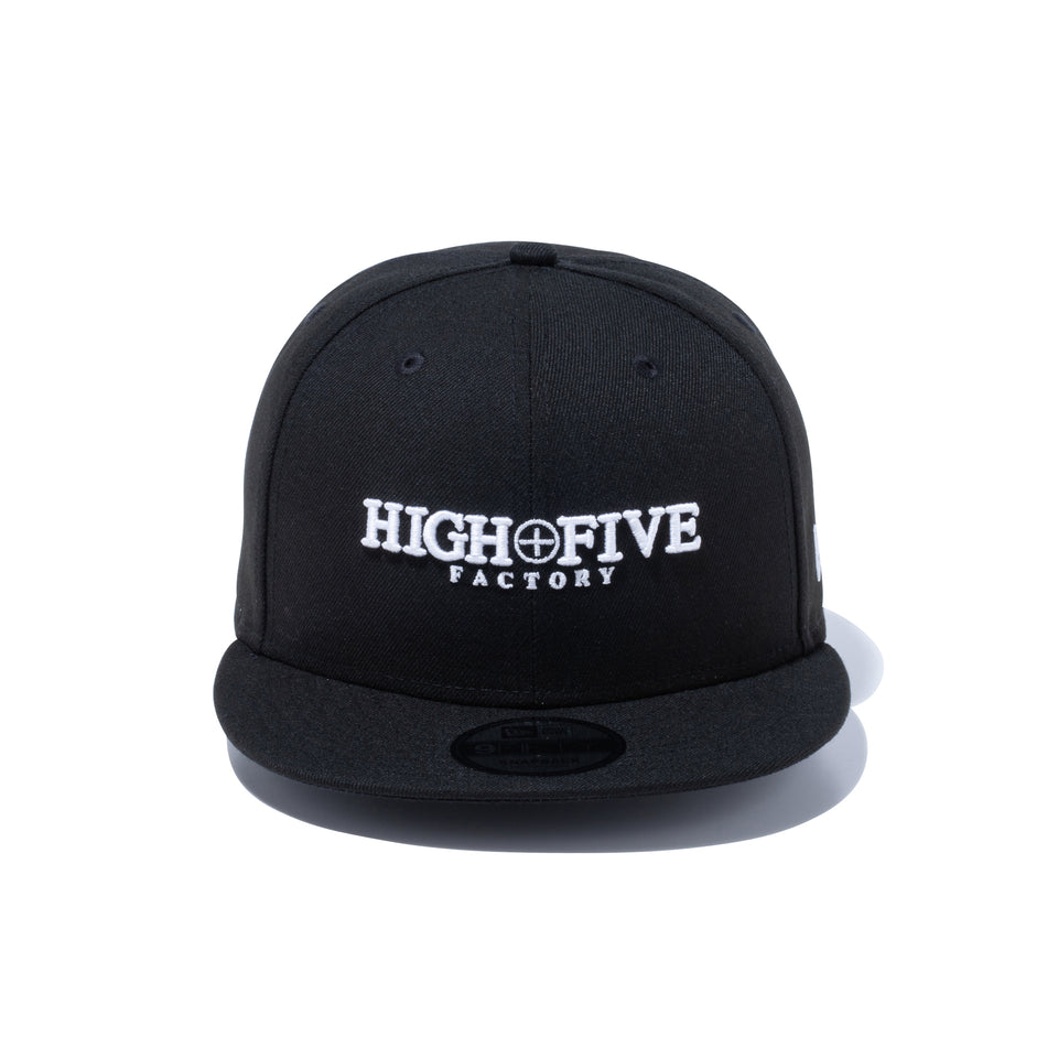9FIFTY HIGH FIVE FACTORY Water Repellent ロゴ ブラック