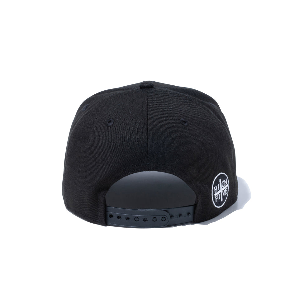 9FIFTY HIGH FIVE FACTORY Water Repellent ロゴ ブラック