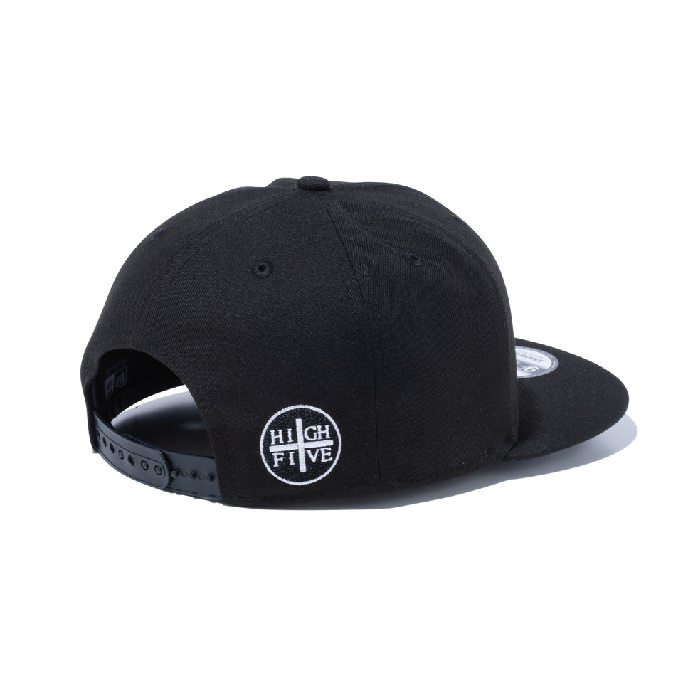 9FIFTY HIGH FIVE FACTORY Water Repellent ロゴ ブラック