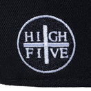 9FIFTY HIGH FIVE FACTORY Water Repellent ロゴ ブラック