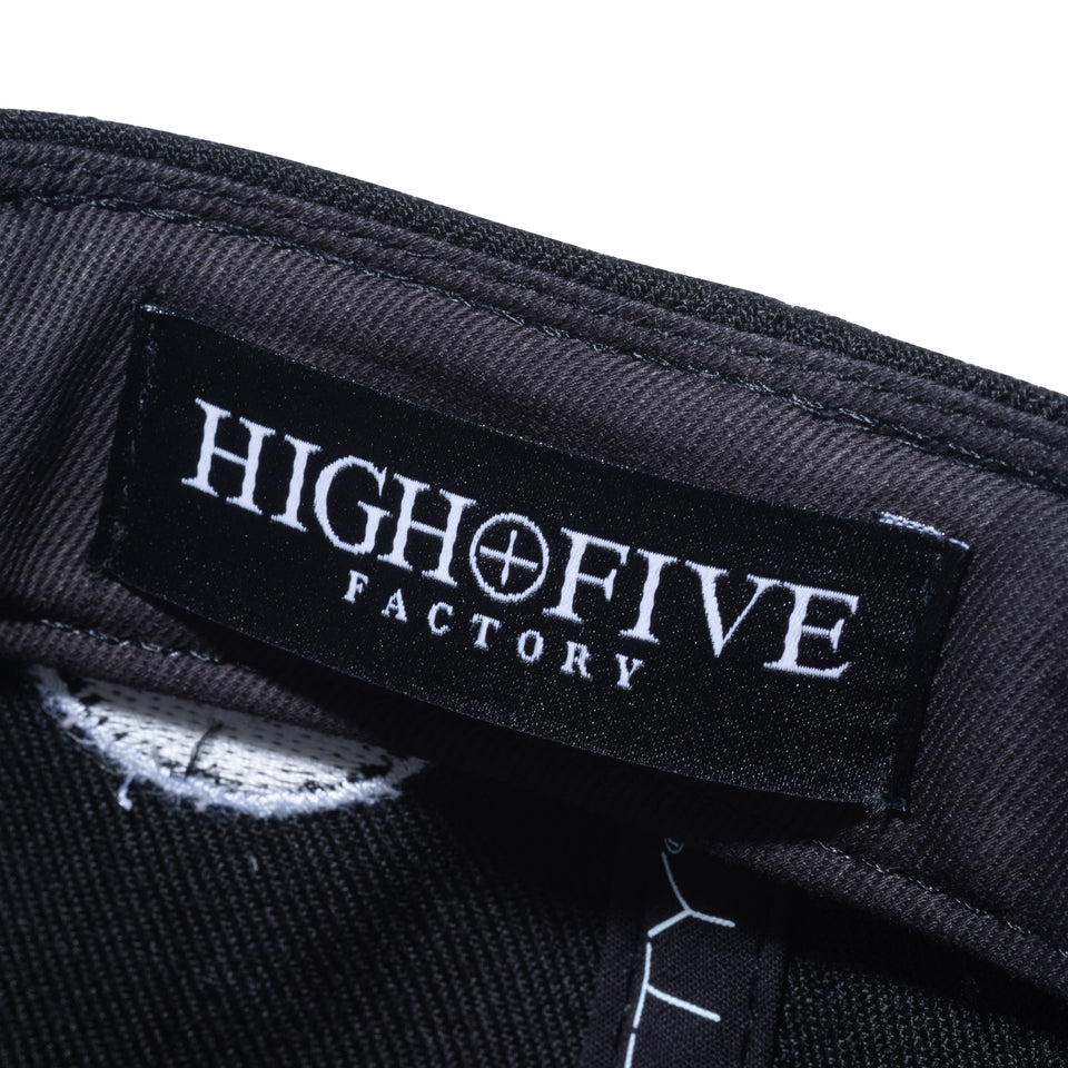 9FIFTY HIGH FIVE FACTORY Water Repellent ロゴ ブラック