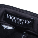 9FIFTY HIGH FIVE FACTORY Water Repellent ロゴ ブラック
