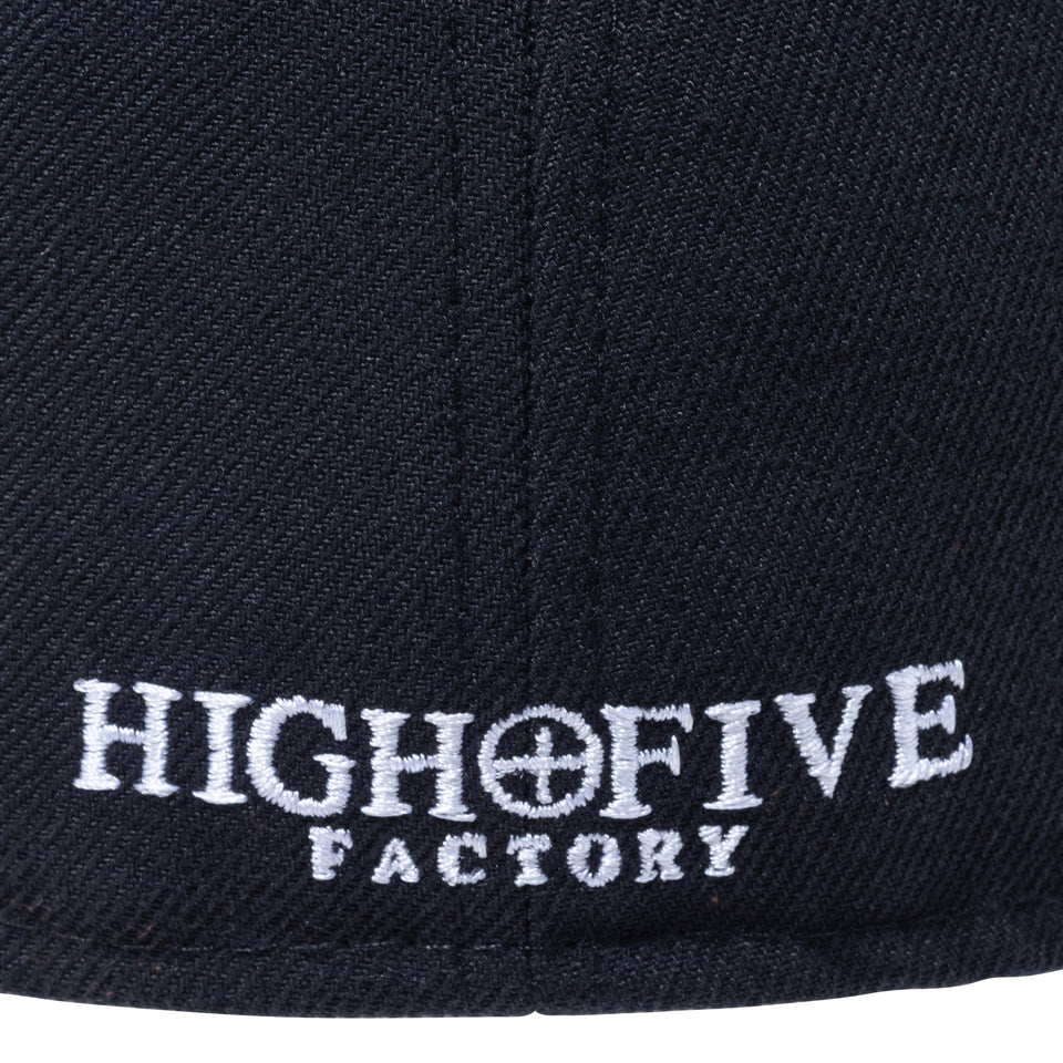 59FIFTY HIGH FIVE FACTORY Water Repellent ラウンドロゴ ブラック