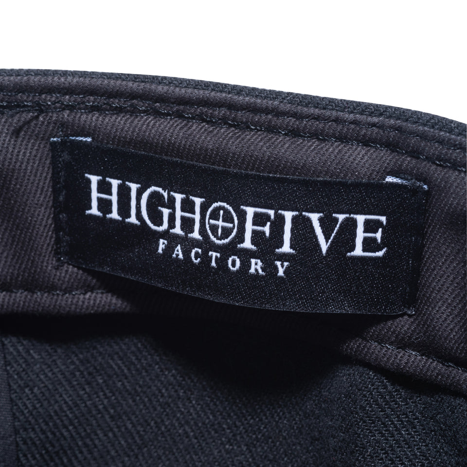 59FIFTY HIGH FIVE FACTORY Water Repellent ラウンドロゴ ブラック