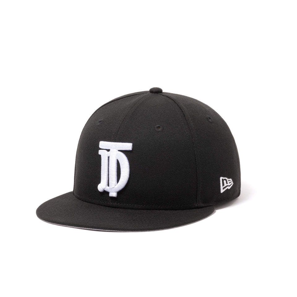 9FIFTY DOWNTOWN × New Era イニシャルロゴ ブラック