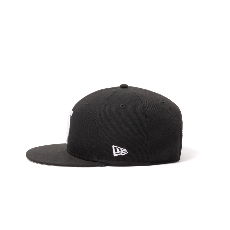9FIFTY DOWNTOWN × New Era イニシャルロゴ ブラック