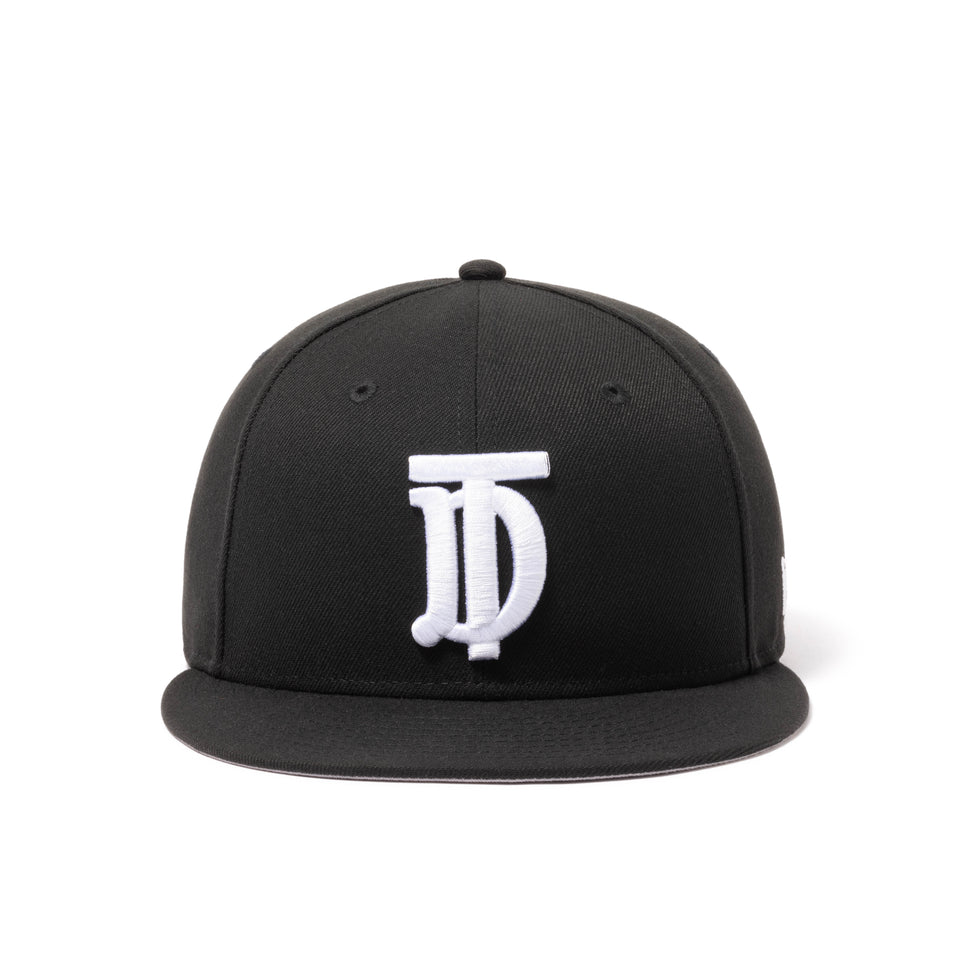 9FIFTY DOWNTOWN × New Era イニシャルロゴ ブラック