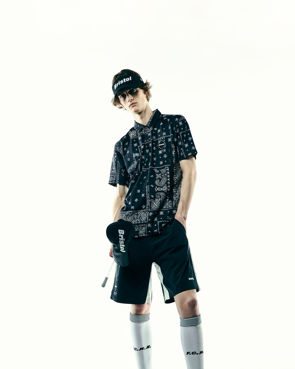 【ゴルフ】 サンバイザー On Par F.C.Real Bristol ロゴ ブラック