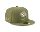 59FIFTY 2019 NFL Salute to Service カンザスシティ・チーフス - 【STG】ニューエラ｜キャップ、バッグ、アパレルのNEW ERA公式通販サイト