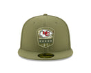 59FIFTY 2019 NFL Salute to Service カンザスシティ・チーフス - 【STG】ニューエラ｜キャップ、バッグ、アパレルのNEW ERA公式通販サイト