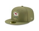 59FIFTY 2019 NFL Salute to Service カンザスシティ・チーフス - 【STG】ニューエラ｜キャップ、バッグ、アパレルのNEW ERA公式通販サイト