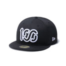 59FIFTY ONEHUNDRED ATHLETIC 100 ロゴ ブラック × ホワイト