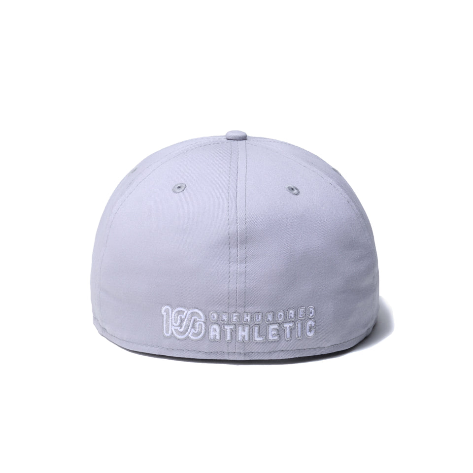 59FIFTY ONEHUNDRED ATHLETIC 100 ロゴ グレー × ホワイト
