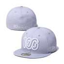 59FIFTY ONEHUNDRED ATHLETIC 100 ロゴ グレー × ホワイト