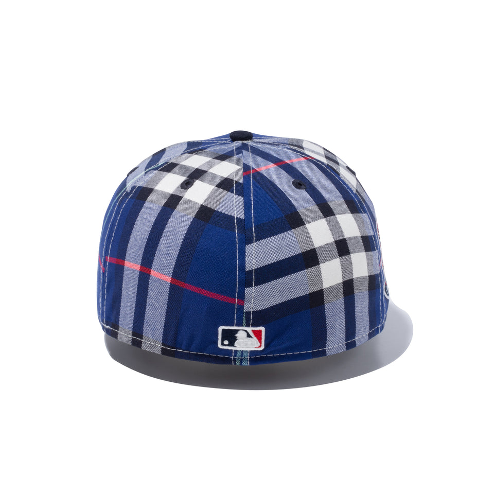 59FIFTY BLACK LABEL SS23 ニューヨーク・ヤンキース マドラスチェック ネイビー グレーアンダーバイザー