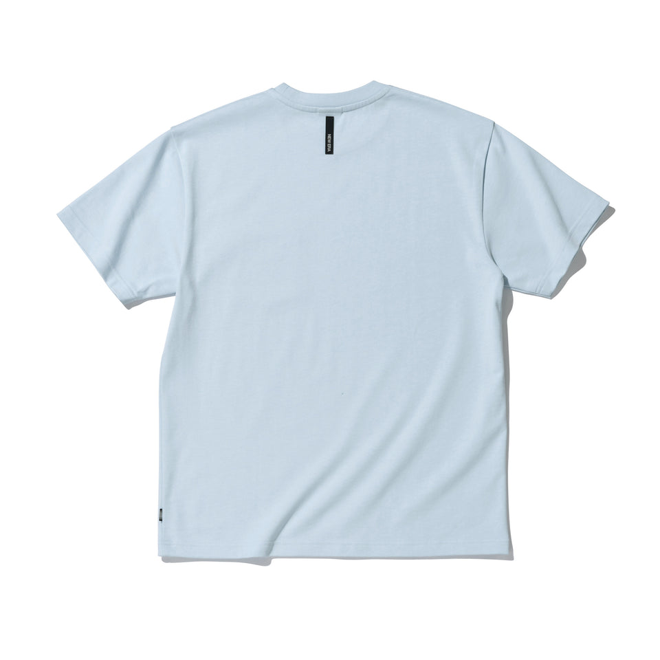 半袖 ポケット コットンTシャツ NEW ERA BLACK LABEL ライトブルー