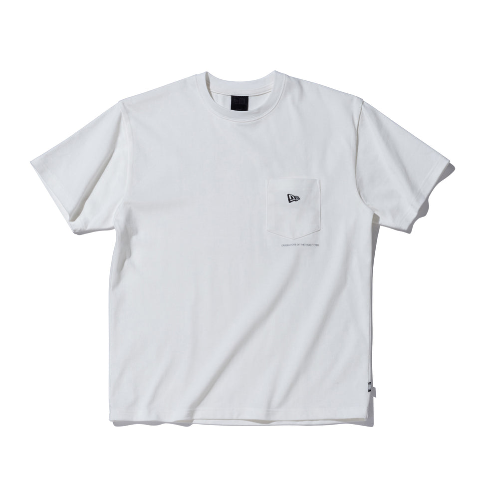 半袖 ポケット コットンTシャツ NEW ERA BLACK LABEL ホワイト