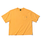 半袖 ポケット ヘビーウェイト コットンTシャツ NEW ERA BLACK LABEL オレンジ ビッグシルエット