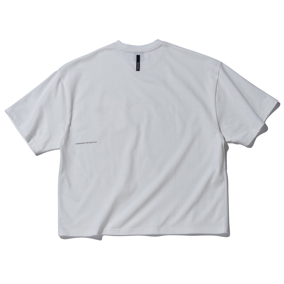 半袖 ポケット ヘビーウェイト コットンTシャツ NEW ERA BLACK LABEL ホワイト ビッグシルエット