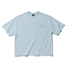 半袖 ポケット ヘビーウェイト コットンTシャツ NEW ERA BLACK LABEL ライトブルー ビッグシルエット