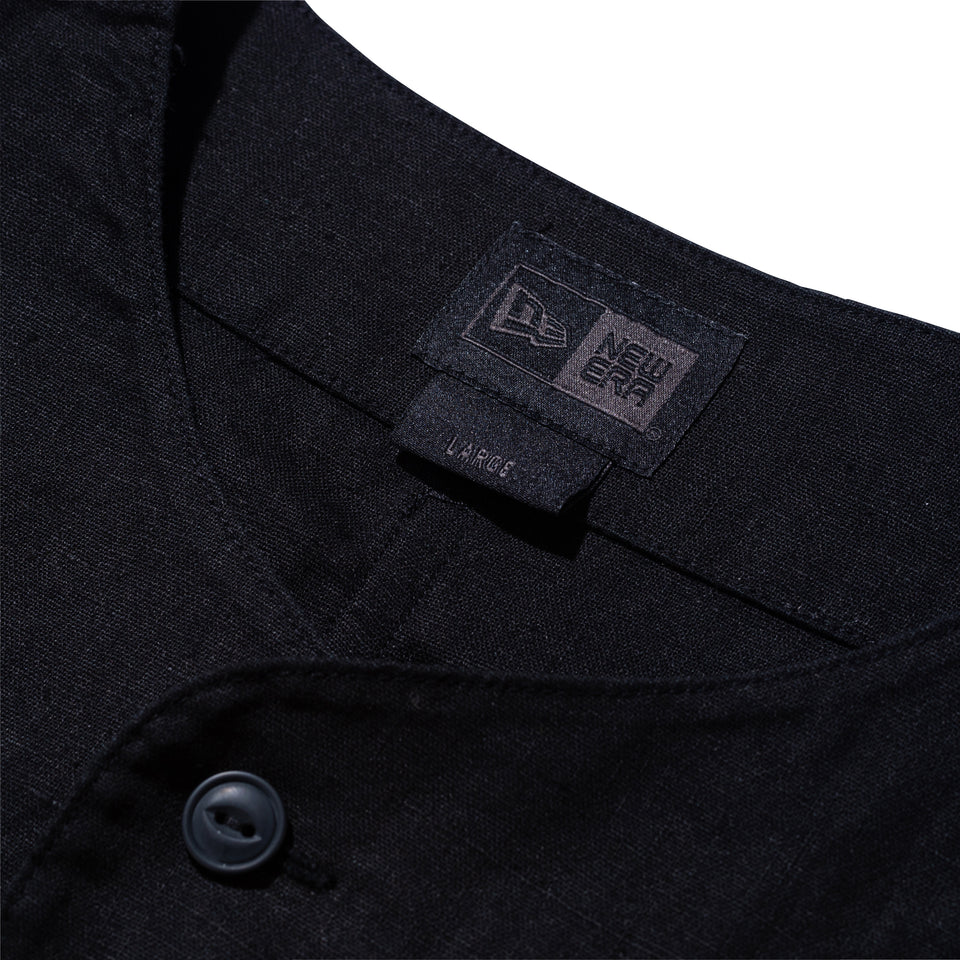 半袖 ベースボールシャツ NEW ERA BLACK LABEL ブラック