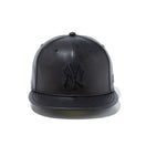 59FIFTY BLACK LABEL FW22 ニューヨーク・ヤンキース シンセティックレザー ブラック