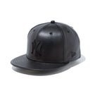 59FIFTY BLACK LABEL FW22 ニューヨーク・ヤンキース シンセティックレザー ブラック