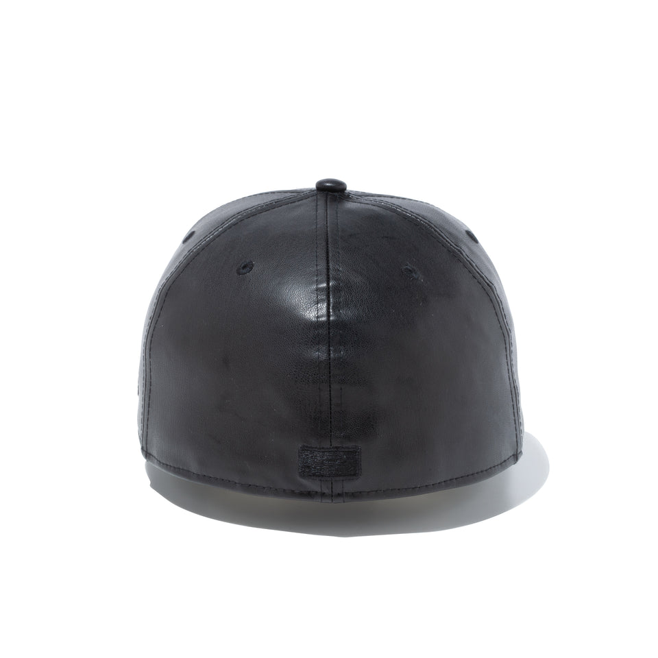 59FIFTY BLACK LABEL FW22 ニューヨーク・ヤンキース シンセティックレザー ブラック