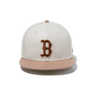 59FIFTY BLACK LABEL FW22 ボストン・レッドソックス シンセティックレザー ストーン