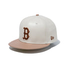 59FIFTY BLACK LABEL FW22 ボストン・レッドソックス シンセティックレザー ストーン