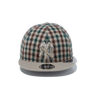 RC 9FIFTY BLACK LABEL FW22 ニューヨーク・ヤンキース フランネルチェック ブラウン