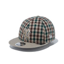 RC 9FIFTY BLACK LABEL FW22 ニューヨーク・ヤンキース フランネルチェック ブラウン