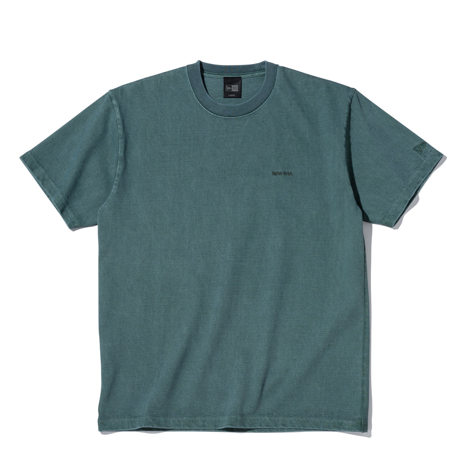 半袖 コットン Tシャツ BLACK LABEL SS23 ガーメントダイ ダークグリーン