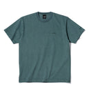 半袖 コットン Tシャツ BLACK LABEL SS23 ガーメントダイ ダークグリーン