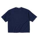 半袖 コットン ジャカード Tシャツ BLACK LABEL SS23 ネイビー