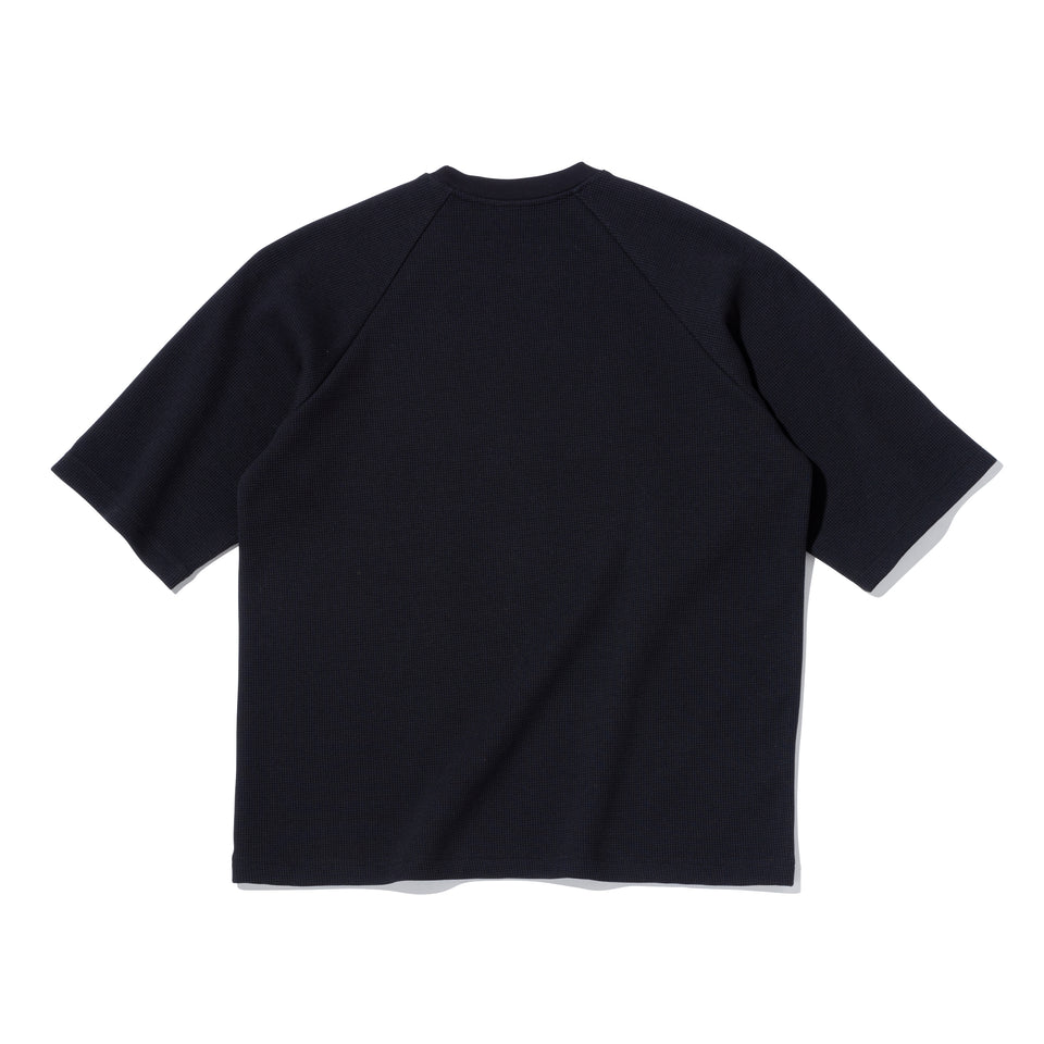 半袖 ワッフル Tシャツ オーバーサイズド BLACK LABEL SS23 ブラック
