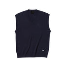 コットン ニットベスト BLACK LABEL SS23 ネイビー