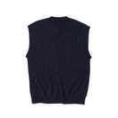 コットン ニットベスト BLACK LABEL SS23 ネイビー