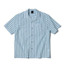 半袖 オープンカラー シャツ BLACK LABEL SS23 ストライプ グリーン