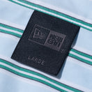 半袖 オープンカラー シャツ BLACK LABEL SS23 ストライプ グリーン