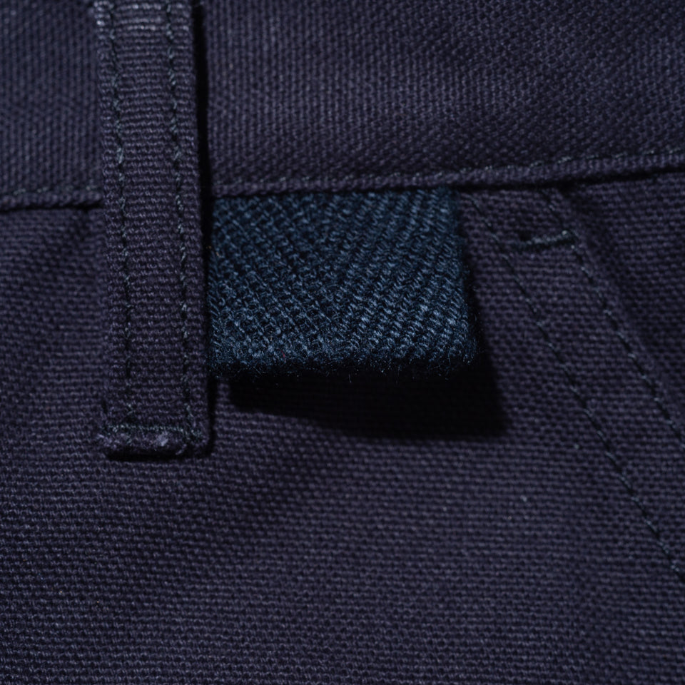 ダックパンツ ダブルニー BLACK LABEL FW22 ダークネイビー