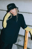 バケット01 Yohji Yamamoto FW22 シグネチャーロゴ ブラック
