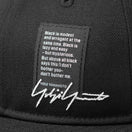RC 9FIFTY Yohji Yamamoto FW22 シグネチャーロゴ 織ネーム ブラック