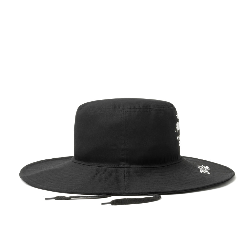 アドベンチャー ワイドブリム Yohji Yamamoto FW22 ハンドペイントロゴ ブラック