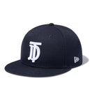 9FIFTY DOWNTOWN × New Era イニシャルロゴ ネイビー