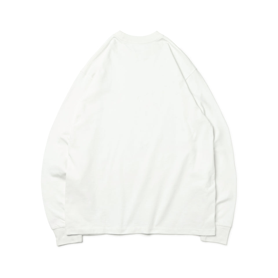 長袖 コットン Tシャツ Genki Iwahashi 岩橋玄樹 ホワイト レギュラーフィット